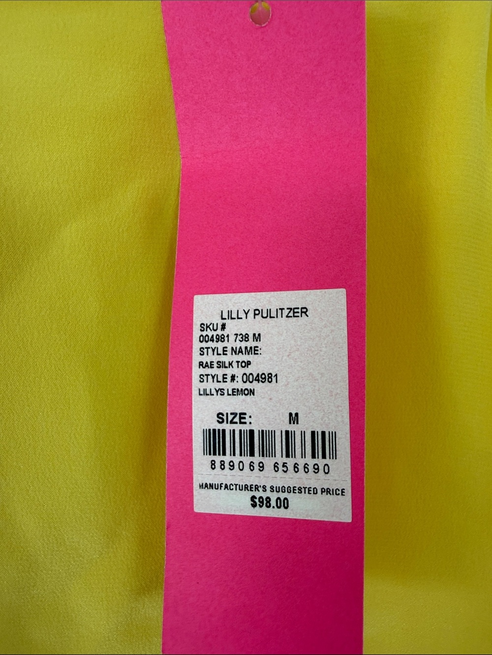 Lilly Pulitzer Rae Silk Top - Picture 3 of 7